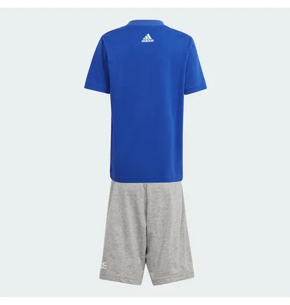 Спортивный костюм детский Adidas Essentials Logo Blue/Grey IS2470