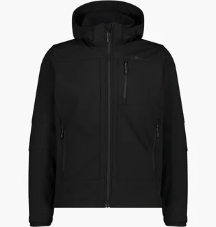 Куртка мужская CMP Jacket Zip Hood Softshell Black 3A01787N-U901