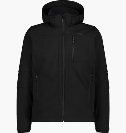 Куртка чоловіча CMP Jacket Zip Hood Softshell Black 3A01787N-U901