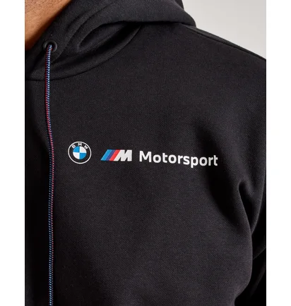 Худи мужское Puma Bmw Motorsport Fleece Hoodie Black 627498-01
