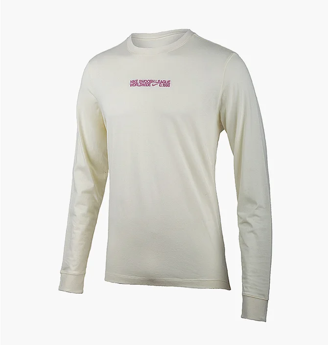 Свитшот мужской Nike M Nsw Ess+ Core 3 Ls Tee White Dm6365-113