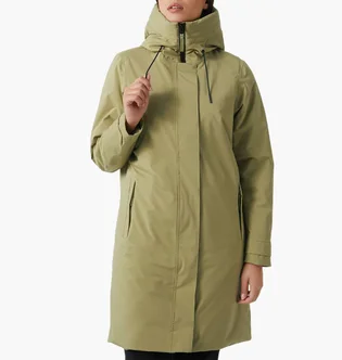 Куртка женская Helly Hansen Victoria Ins Rain Coat Olive 53514-444