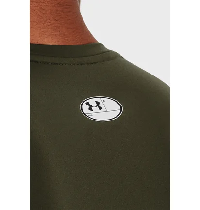 Термобелье унисекс Under Armour Hg Armour Comp Ss Olive 1361518-390