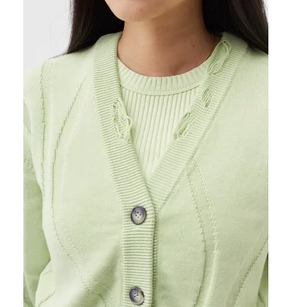 Кофта жіноча Han Kjobenhavn Han Kjobenhavn Cropped Cardigan Green F-131310
