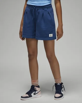Шорты женские Air Jordan Flight WomenS Fleece Shorts Blue DQ4611-493