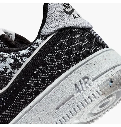 Кроссовки детские Nike Af1 Crater Flyknit Nn Black/Grey Dm1060-001