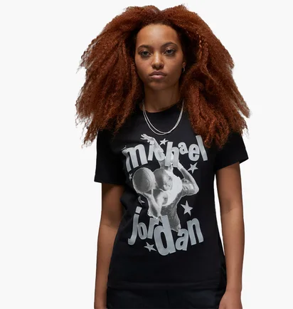 Футболка женская Air Jordan Heritage WomenS T-Shirt Black DZ3195-010