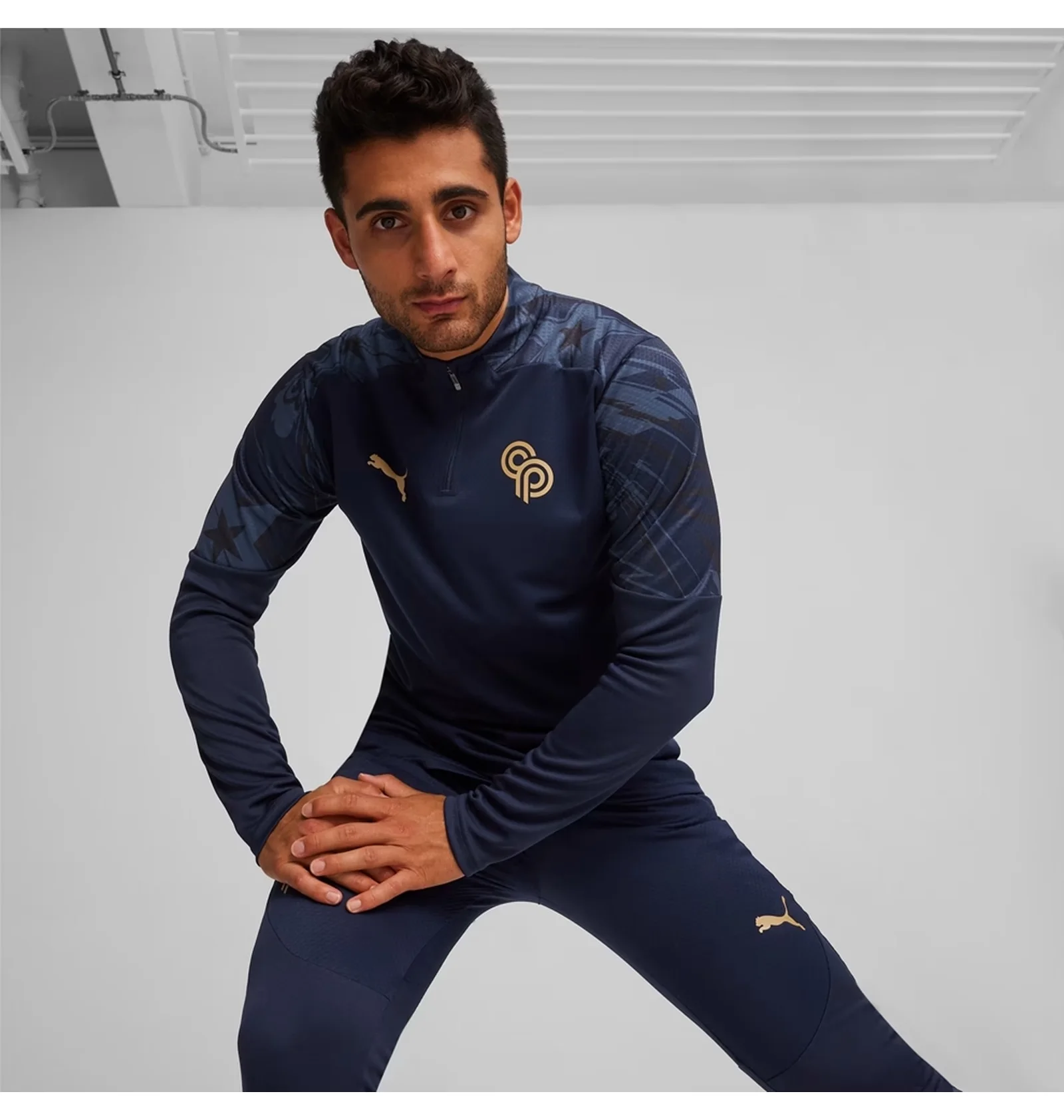 ᐉ Кофта мужская Puma X Christian Pulisic Soccer Quarter-Zip Top