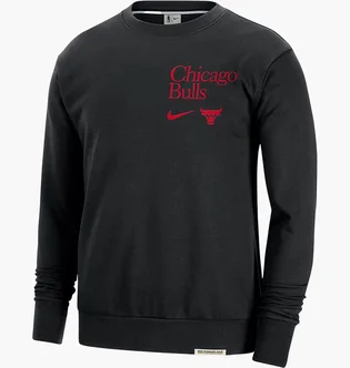 Лонгслив мужской Nike Dri-Fit Nba Chicago Bulls Standard Issue Black FD8649-010