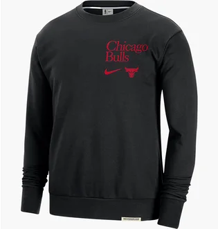 Лонгслив мужской Nike Dri-Fit Nba Chicago Bulls Standard Issue Black FD8649-010