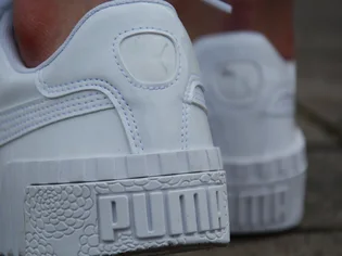 Кроссовки детские Puma Cali Patent White 370139-01