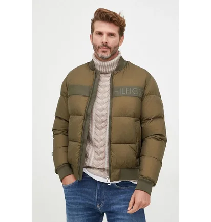 Бомбер мужской Tommy Hilfiger High Loft Olive MW0MW28722