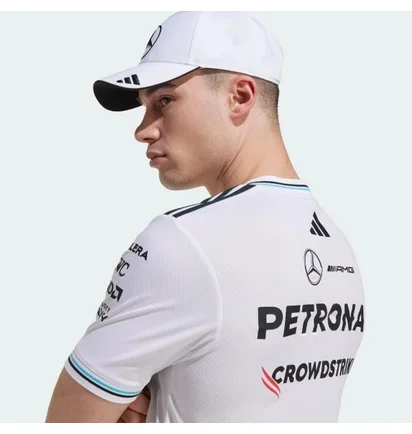 Футболка чоловіча Adidas Mercedes - Amg Petronas Formula One Team Driver Authentic White JX5795