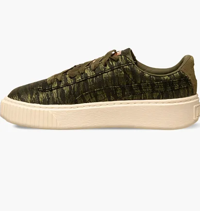 Кросівки жіночі Puma Basket Platform Vr Wmns Olive 364092-01