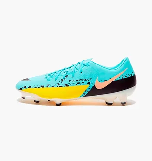 Бутсы мужские Nike Phantom Gt Academy Fg / Mg Light Blue/Yellow DA4433-407