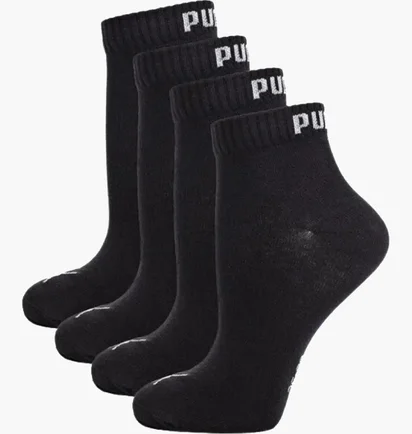 Носки Puma Quarter (4 пары) Black 935316-01