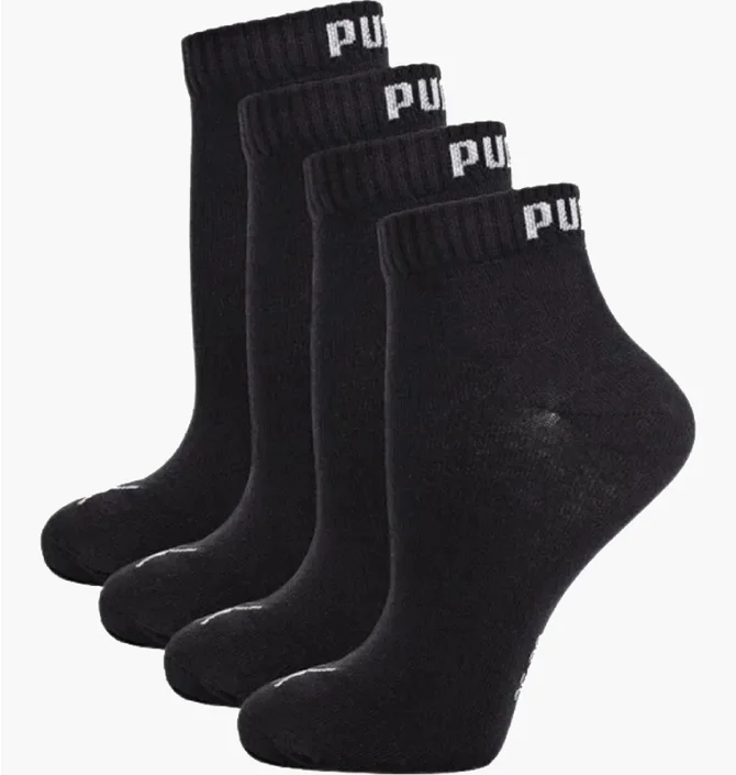 Носки Puma Quarter (4 пары) Black 935316-01