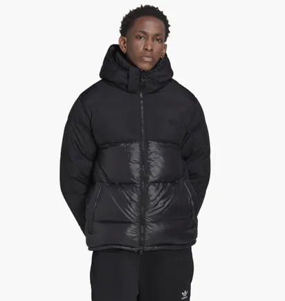 Пуховик мужской Adidas Down Regen Hooded Puffer Jacket Black Hl9181