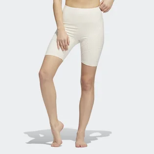 Шорти жіночі Adidas Yoga 4 Elements Studio Pocket Bike Short White Hd4483