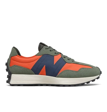 Кроссовки мужские New Balance 327 Orange/Olive Ms327Tb