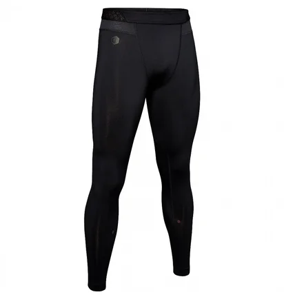 Леггинсы мужские Under Armour Heatgear Rush Compression Long Running Tights Black 1327648-001