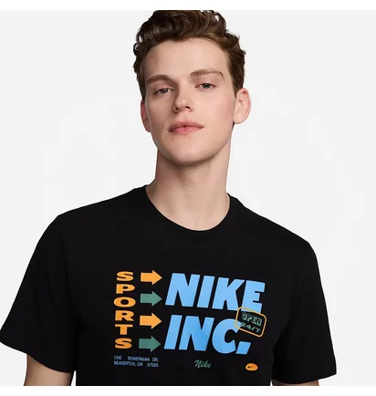 Футболка мужская Nike Dri-Fit Fitness T-Shirt Black FV8360-010