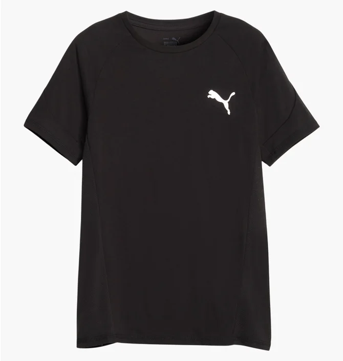 Футболка детская Puma Evostripe Youth Tee Black 676276-01
