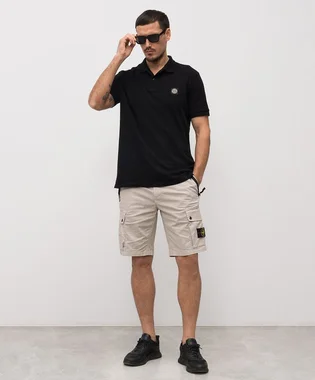 Поло чоловіче Stone Island Cotton Black L1S152200008-S0017-V0020