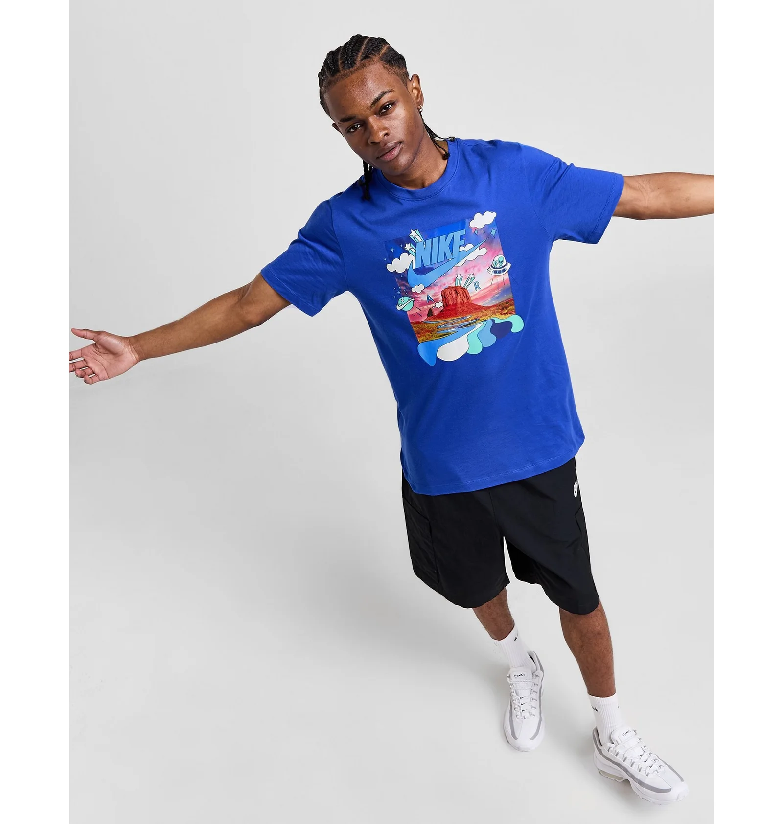 ボカ・ジュニアーズ NikeFIT DRY シャツ M ネイビー ᐉ Футболка мужская Nike Air Space T-Shirt Blue HJ5468-480