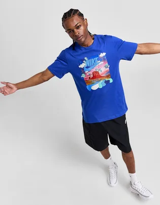 Футболка мужская Nike Air Space T-Shirt Blue HJ5468-480