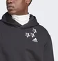 Худі чоловіче Adidas Scribble Fleece Black HY1287