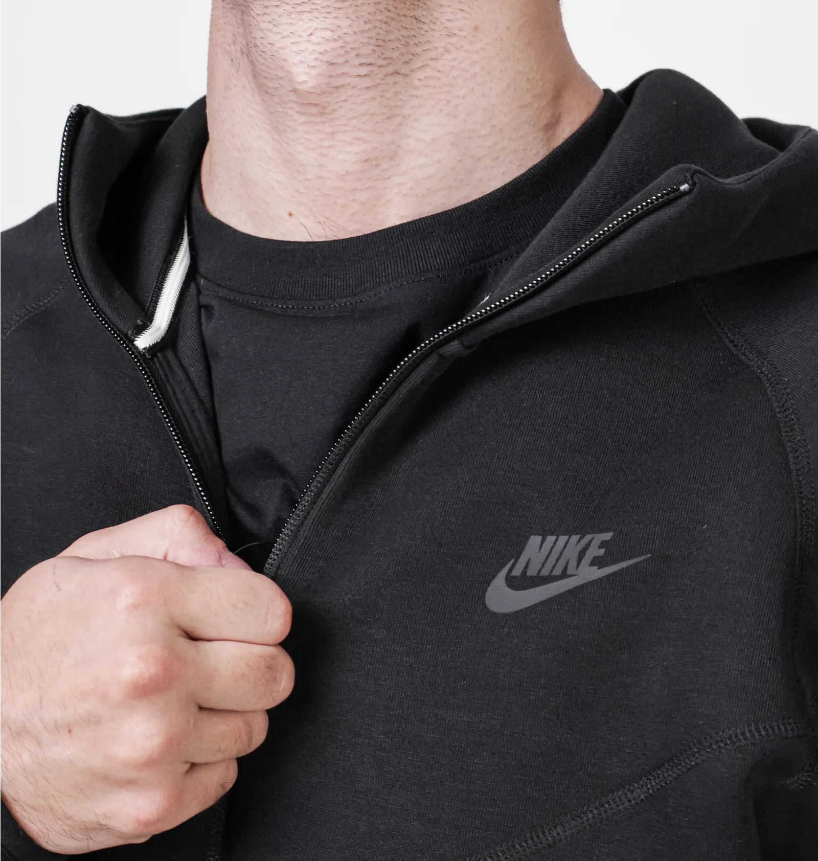 ᐉ Толстовка чоловіча Nike Tech Fleece Full-Zip Hoodie Black