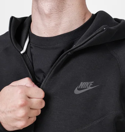 Толстовка чоловіча Nike Tech Fleece Full-Zip Hoodie Black FB7921-010