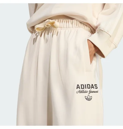 Штани жіночі Adidas Athl Dept Loose Graphic Sweat Beige KF2315