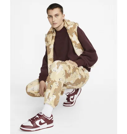 Світшот жіночий Nike Sportswear Plush Cropped Crewneck Sweatshirt Bordo Dq6844-652