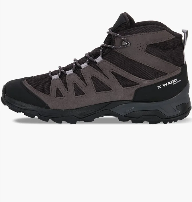 Ботинки мужские Salomon X Ward Leather Mid Gtx Brown 471817