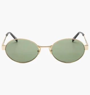 Солнцезащитные очки женские SAINT LAURENT Green/Gold SL-692-003-55