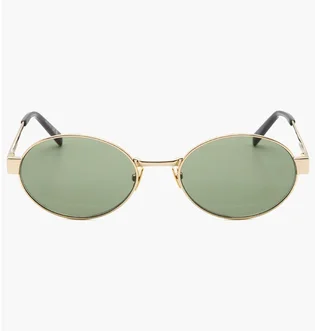 Солнцезащитные очки женские SAINT LAURENT Green/Gold SL-692-003-55