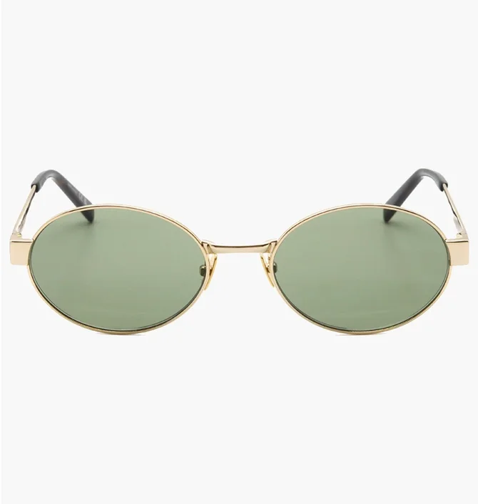 Солнцезащитные очки женские SAINT LAURENT Green/Gold SL-692-003-55