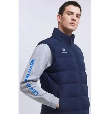 Жилетка чоловіча Kelme Cotton Vest Blue 8161MJ1001.9416