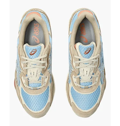 Кросівки унісекс Asics Gel-Nyc Beige/Light Blue 1203A372-401