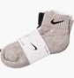 Шкарпетки унісекс Nike Cushion Quarter Training (3 пари, утеплені) Black/Grey/White SX4926-901