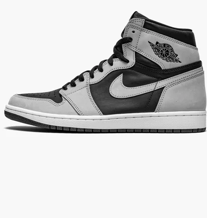 Кроссовки мужские Air Jordan 1 High Og Black/Grey 555088-035