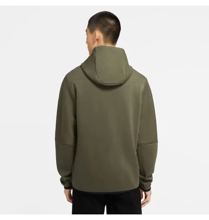 Толстовка чоловіча Nike Sportswear Tech Fleece Olive CU4489-380