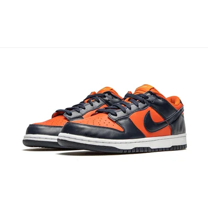 Кроссовки мужские Nike Dunk Low Retro Orange/Black CU1727-800