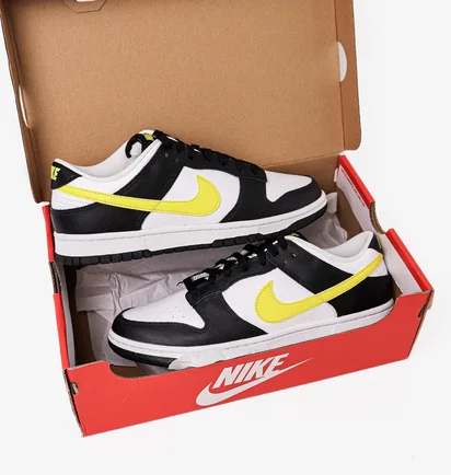 Кроссовки мужские Nike Dunk Low Black/White FQ2431-001