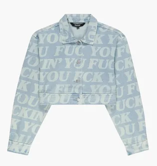 Куртка жіноча RipNDip Fuckin Fuck Blue RNDFAL24W01