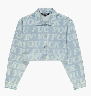 Куртка женская RipNDip Fuckin Fuck Blue RNDFAL24W01