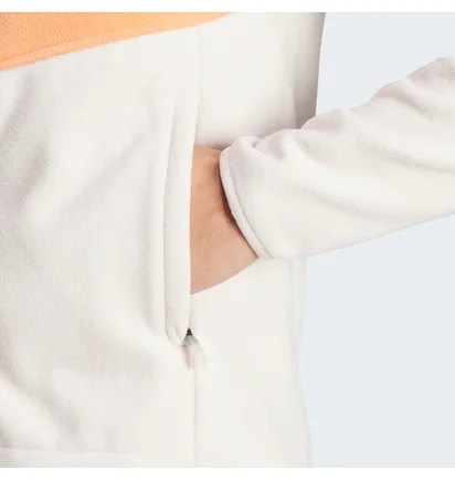 Куртка жіноча Adidas Terrex Multi Full-Zip Fleece Jacket Beige/Orange IZ3299