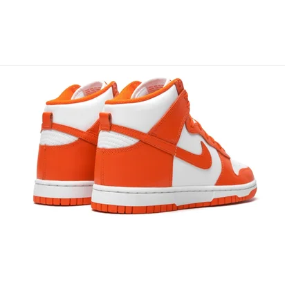 Кросівки чоловічі Nike Dunk High White/Orange DD1399-101
